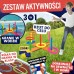 3 viename „Serso Cornhole Hopscotch“ pufų užmetimo rinkinys WOOPIE