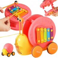 4 viename traukiamas sraigė, cimbolai, sensoriniai krumpliaračiai, paleidimo įrenginys + mažas automobilis WOOPIE