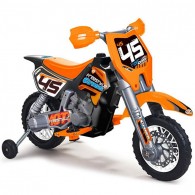 Akumuliatorinis krosinis motociklas vaikams FEBER oranžinis 6 V