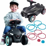 Automobilis Neo antracito spalvos BIG Ježdzik Bobby