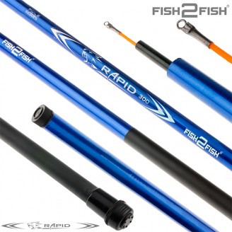 Boloninė meškerė Fish2Fish RAPID Pole Blue, 4,00 m (F2FRFN-400BBK)