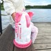 Burbulinis pistoletas, 91 skylė, rožinis WOOPIE