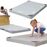 CLASSIC WORLD EDU dviejų dalių sulankstomas apsauginis gimnastikos kilimėlis