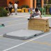 CLASSIC WORLD EDU dviejų dalių sulankstomas apsauginis gimnastikos kilimėlis