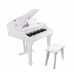 CLASSIC WORLD Large Piano for Children with Chair and Learning Book