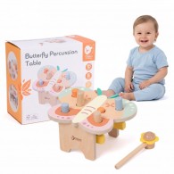 CLASSIC WORLD Montessori Pastel Butterfly Hammer with Hammer 8 pcs.