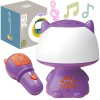 Daugiafunkcis RGB lempos „Bluetooth“ garsiakalbis su karaoke balso moduliatoriumi, SD kortele, AUX, violetinė WOOPIE