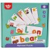 Dėlionė abėcėlės Raidžių, žodžių, gyvūnų mokymasis 57 vnt. TOOKY TOY Montessori