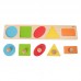 Dėlionė vaikams, mokymosi formų, figūrų, spalvų 7 vnt. CLASSIC WORLD Montessori