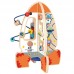 Didelė medinė edukacinė daugiafunkcinė raketa Tooky Toy