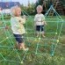 Didelių blokų statybinių palapinių rinkinys šiaudeliais, 128 vnt. WOOPIE
