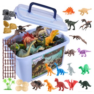 Dinozaurų figūrėlių rinkinys, 40 vnt. WOOPIE
