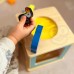 Edukacinė 7in1 sensorinė dėžutė 31-36 mėnesių FSC WOOPIE GREEN Box XXL Montessori