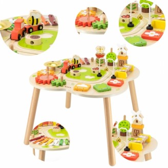 Edukacinė kėdė, piramidės formos cimbolai, Montessori sensorinė VIGA PolarB