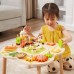 Edukacinė kėdė, piramidės formos cimbolai, Montessori sensorinė VIGA PolarB