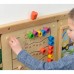Edukacinė sieninė lenta spalvingi vikšrai, mokantys skaičius ir kiekius Montessori MASTERKIDZ