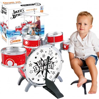 Edukacinis būgnų rinkinys vaikams, besimokantiems muzikos WOOPIE