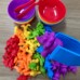 Edukacinis žaidimas spalvų rūšiavimo gyvūnai 44 vnt. WOOPIE Montessori