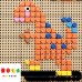 Geometriniai elementai, 8 spalvos, 256 vnt. STEM lentos priedų MASTERKIDZ
