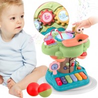 Interaktyvus edukacinis medis kūdikiams LED pianinas WOOPIE