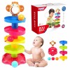 Kamuoliukų takelio spiralės rinkinys + 3 kamuoliukai WOOPIE BABY