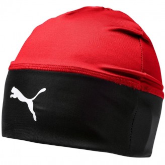 Kepurė Puma Liga Beanie Senior Raudonai Juoda