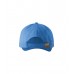 Kepurė su snapeliu MALFINI 5P 307 Unisex, Azure blue 340g/m2