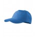Kepurė su snapeliu MALFINI 5P 307 Unisex, Azure blue 340g/m2