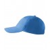 Kepurė su snapeliu MALFINI 5P 307 Unisex, Azure blue 340g/m2