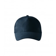 Kepurė su snapeliu MALFINI 5P 307 Unisex, blue 340g/m2