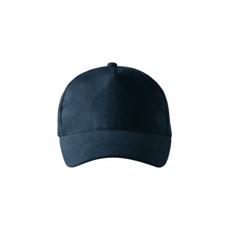 Kepurė su snapeliu MALFINI 5P 307 Unisex, blue 340g/m2
