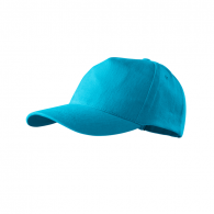 Kepurė su Snapeliu MALFINI 5P 307 Unisex, Blue Atoll 340g/m2