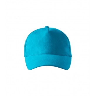 Kepurė su Snapeliu MALFINI 5P 307 Unisex, Blue Atoll 340g/m2