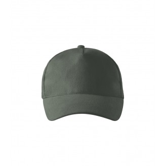 Kepurė su snapeliu MALFINI 5P 307 Unisex, Castor gray 340g/m2