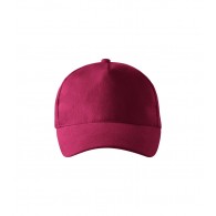Kepurė su snapeliu MALFINI 5P 307 Unisex, Garnet 340g/m2