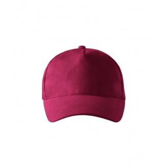 Kepurė su snapeliu MALFINI 5P 307 Unisex, Garnet 340g/m2