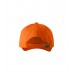 Kepurė su snapeliu MALFINI 5P 307 Unisex, Orange 340g/m2