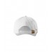 Kepurė su snapeliu MALFINI 5P 307 Unisex, white 340g/m2