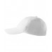 Kepurė su snapeliu MALFINI 5P 307 Unisex, white 340g/m2