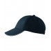 Kepurėle su snapeliu MALFINI Sandwich 6P Navy blue 340 g/m²