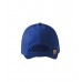 Kepurėle su snapeliu MALFINI Sandwich 6P Royal blue 340 g/m²