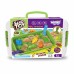 Kinetinis smėlis 1,5 kg XXL rinkinys ZOO Safari stalas su formomis WOOPIE