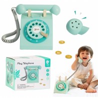 Klasikiniai mediniai telefonai vaikams, 4 vnt. CLASSIC WORLD