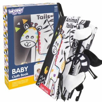 Kontrastinė sensorinė knyga kūdikiams WOOPIE BABY