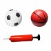 Krepšinio ir futbolo 2in1 rinkinys: futbolo vartai + krepšinio lankas su kamuoliais ir pompa WOOPIE