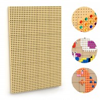 Kūrybinė ir mokslinė sieninė edukacinė lenta su montavimo panele – 120 × 80 cm MASTERKIDZ STEM