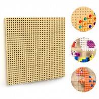 Kūrybinė mokslo lenta su sienele ir tvirtinimo plokšte 80 x 80 (cm) MASTERKIDZ STEM