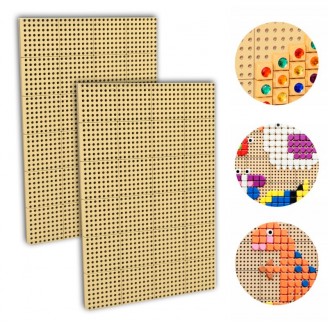 Kūrybinės mokslo lentos, 2 vnt. rinkinys, 120x80 cm MASTERKIDZ STEM