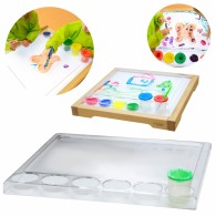 Kvadratinis piešimo padėklas MASTERKIDZ Montessori