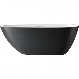 Laisvai Pastatoma Akmens Masės Vonia AMUE-003BW 170x75 cm.